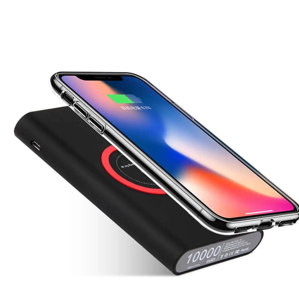 Portable Power Bank Large Capacity Mobile Power With Three In One Redfan