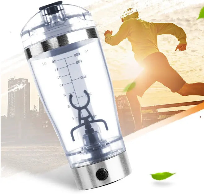 Electric Protein Shaker Bottle – USB Rechargeable Mixer Cup Renfan