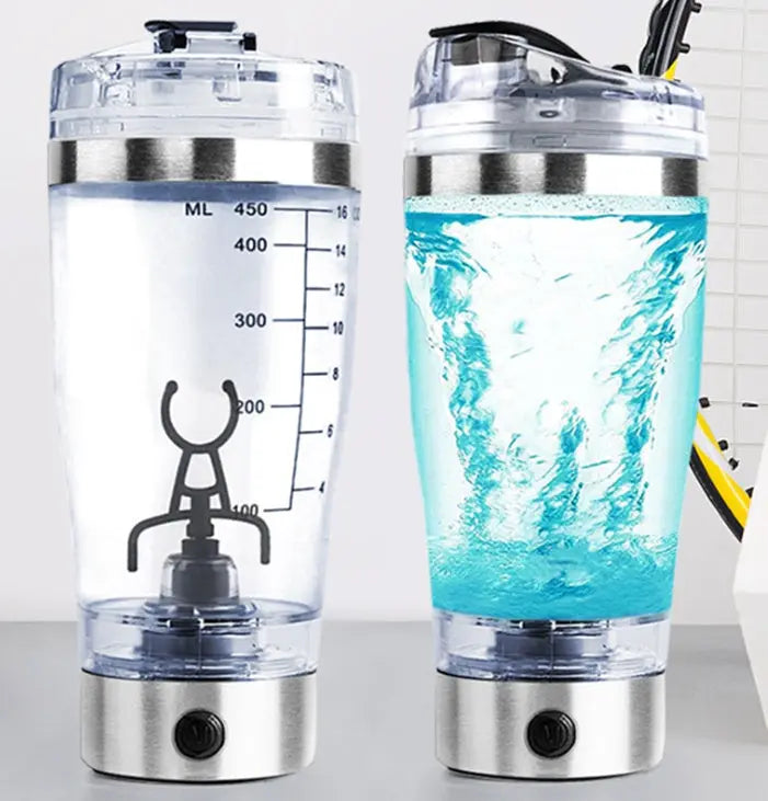 Electric Protein Shaker Bottle – USB Rechargeable Mixer Cup Renfan