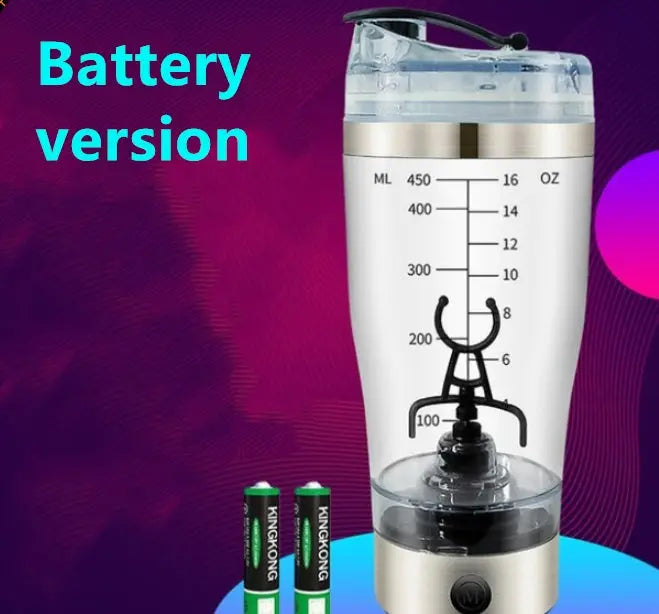 Electric Protein Shaker Bottle – USB Rechargeable Mixer Cup Renfan
