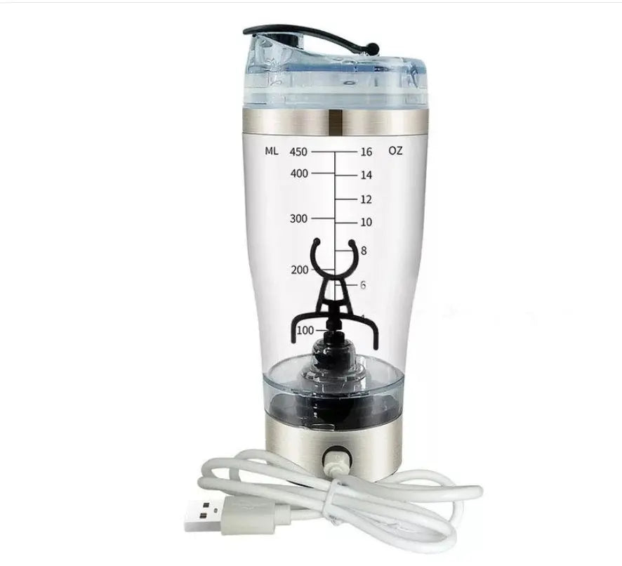Electric Protein Shaker Bottle – USB Rechargeable Mixer Cup Renfan