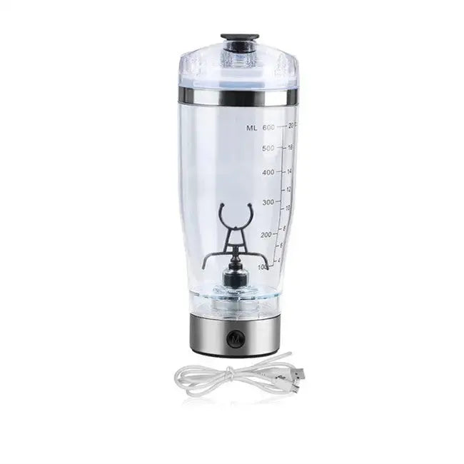 Electric Protein Shaker Bottle – USB Rechargeable Mixer Cup Renfan