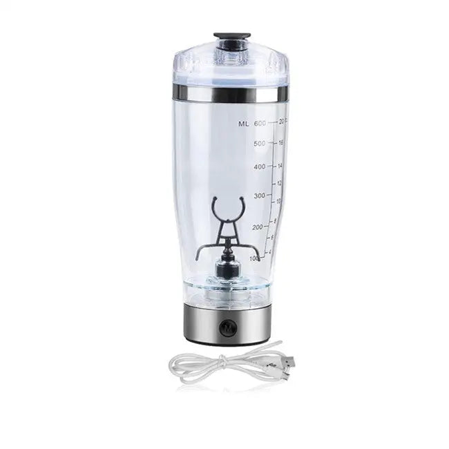 Electric Protein Shaker Bottle – USB Rechargeable Mixer Cup Renfan
